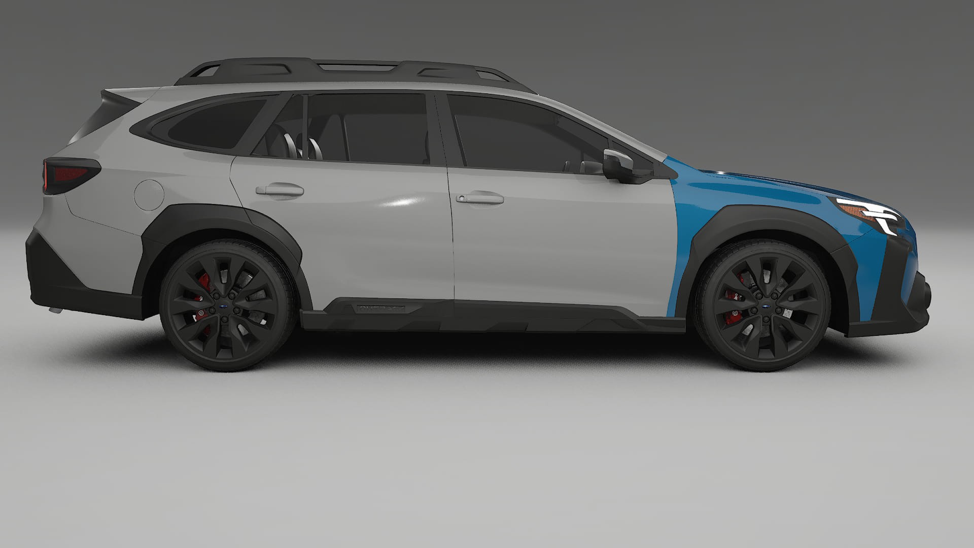 Película de Proteção de Pintura Subaru Outback VI BS facelift LCI | CrystalGuard TPU Transparente PPF Kit de Proteção Front 2