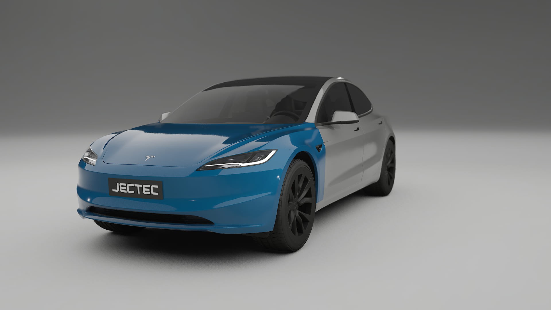 Película de Proteção de Pintura Tesla Model3 Highland | CrystalGuard TPU Transparente PPF Kit de Proteção Frontal