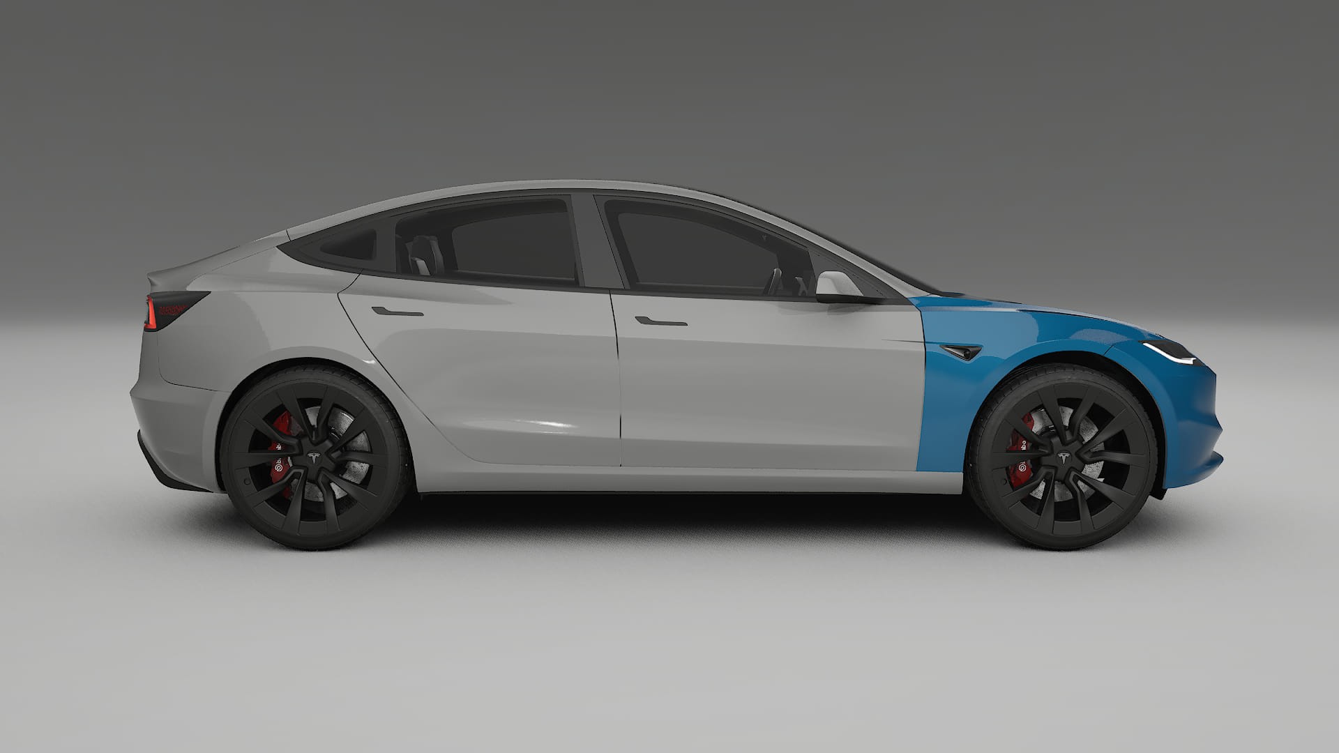 Película de Proteção de Pintura Tesla Model3 Highland | CrystalGuard TPU Transparente PPF Kit de Proteção Frontal 2