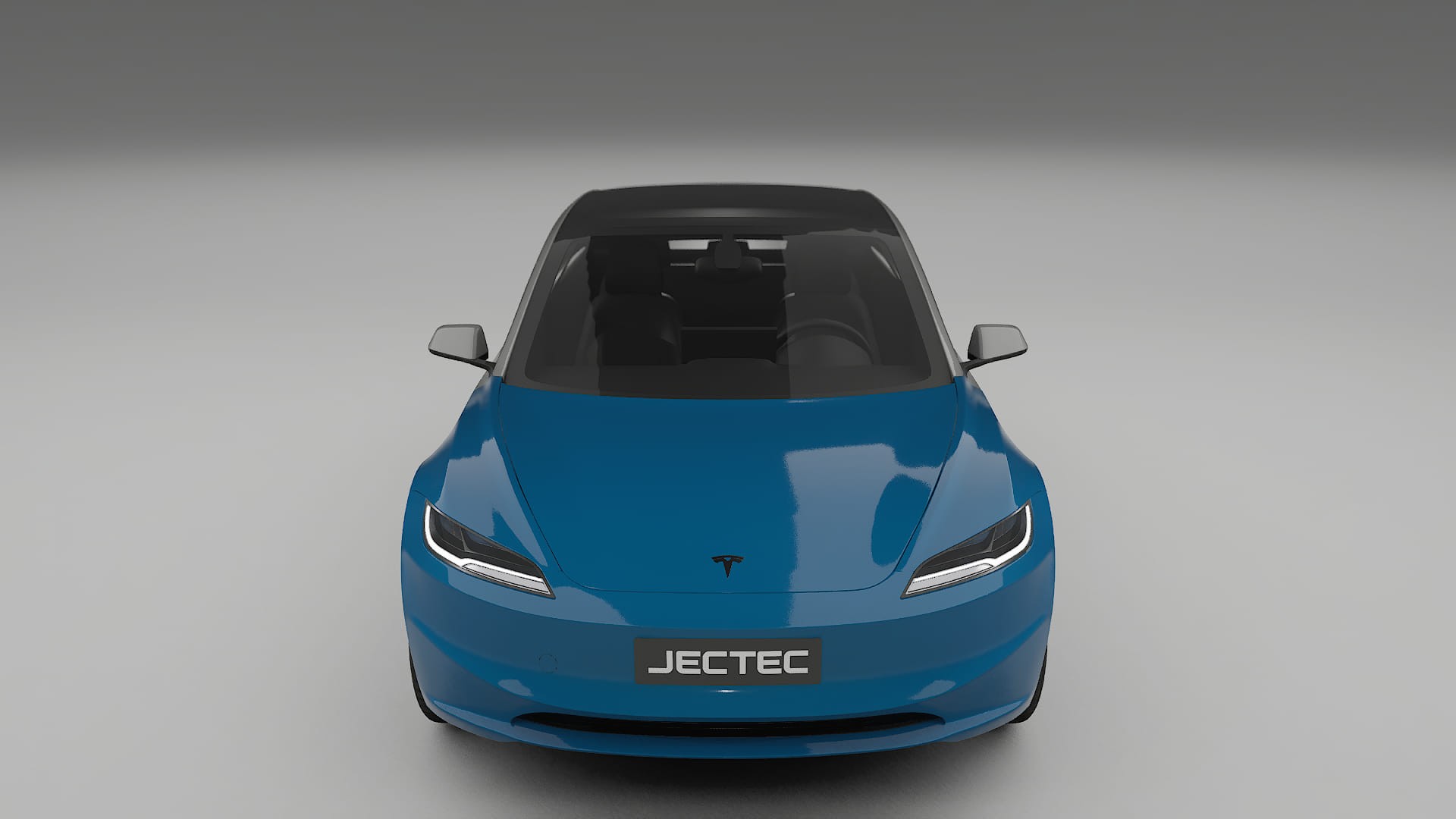 Película de Proteção de Pintura Tesla Model3 Highland | CrystalGuard TPU Transparente PPF Kit de Proteção Frontal