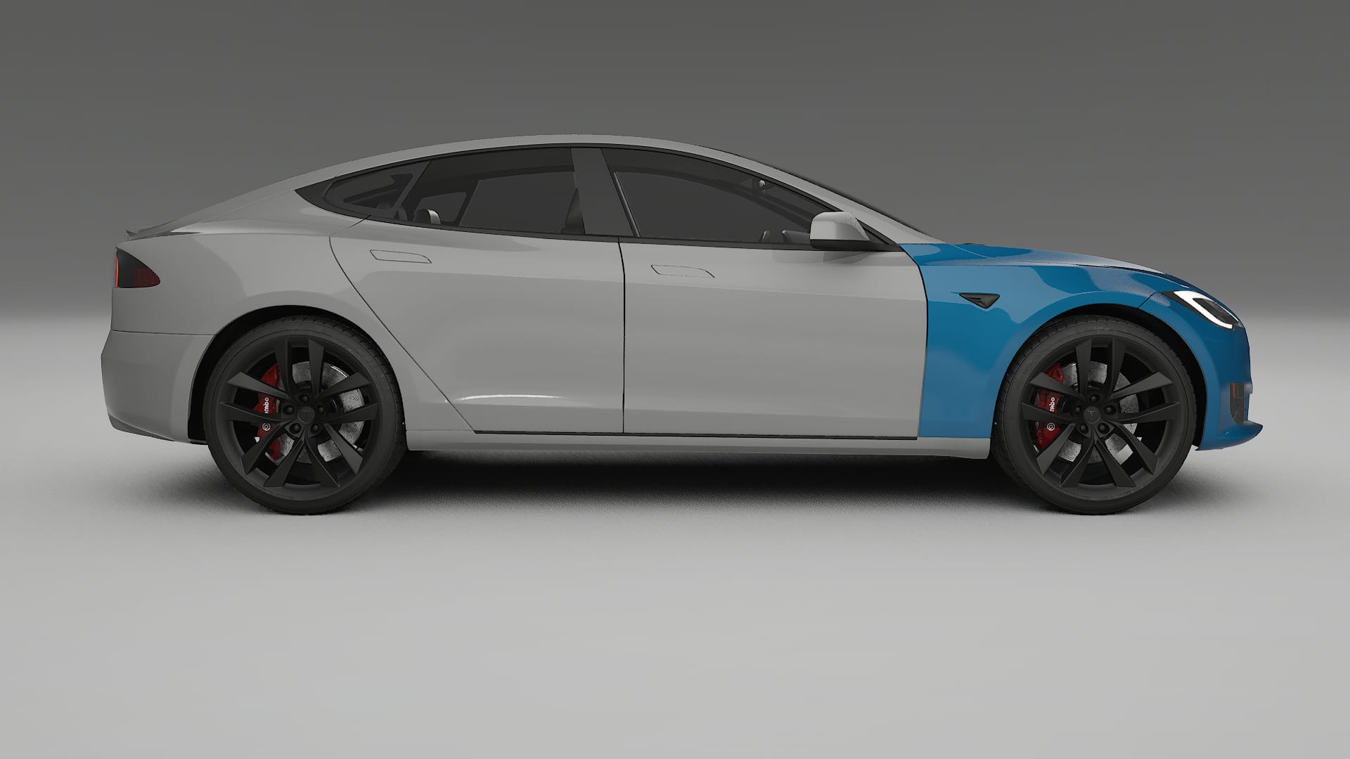 Película de Proteção de Pintura Tesla Model-S Refresh | CrystalGuard TPU Transparente PPF Kit de Proteção Frontal 2