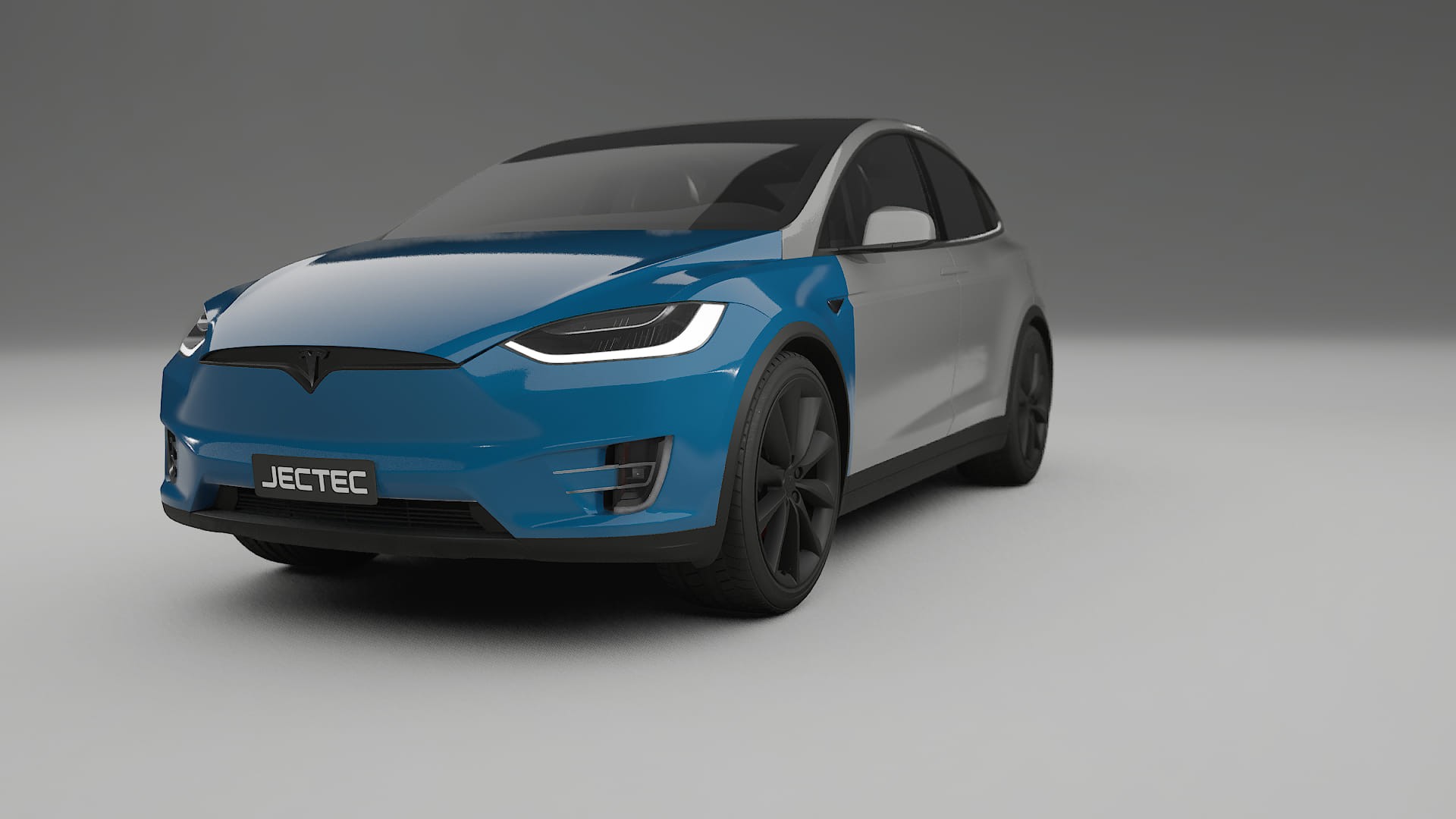 Película de Proteção de Pintura Tesla Model-X | CrystalGuard TPU Transparente PPF Kit de Proteção Frontal