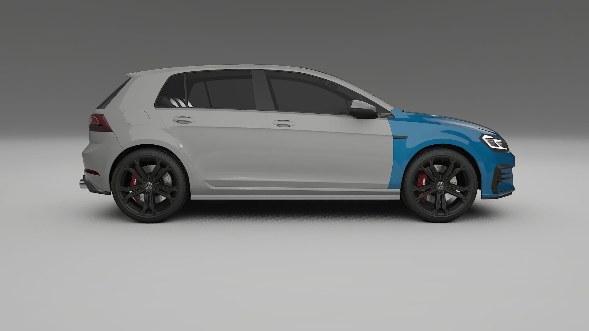 Película de Proteção de Pintura VW Golf Mk7 | CrystalGuard TPU Transparente PPF Kit de Proteção Frontal 2