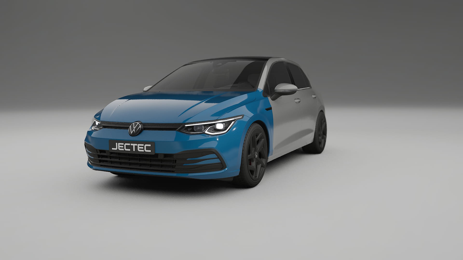 Película de Proteção de Pintura VW Golf Mk8 | CrystalGuard TPU Transparente PPF Kit de Proteção Frontal