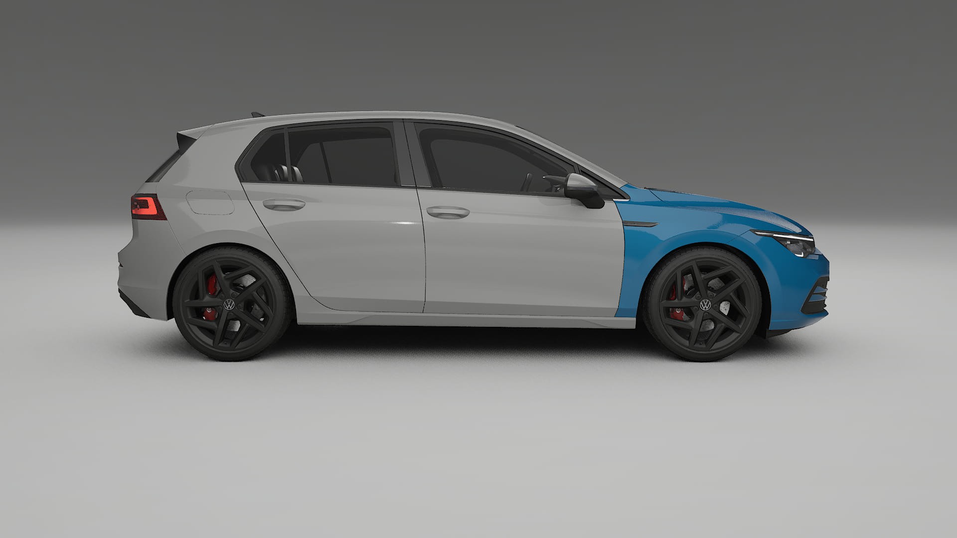 Película de Proteção de Pintura VW Golf Mk8 | CrystalGuard TPU Transparente PPF Kit de Proteção Frontal 2