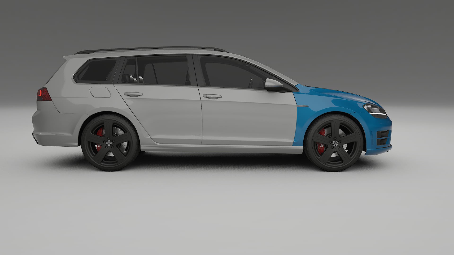 Película de Proteção de Pintura VW Golf Variant Mk7 | CrystalGuard TPU Transparente PPF Kit de Proteção Frontal 2