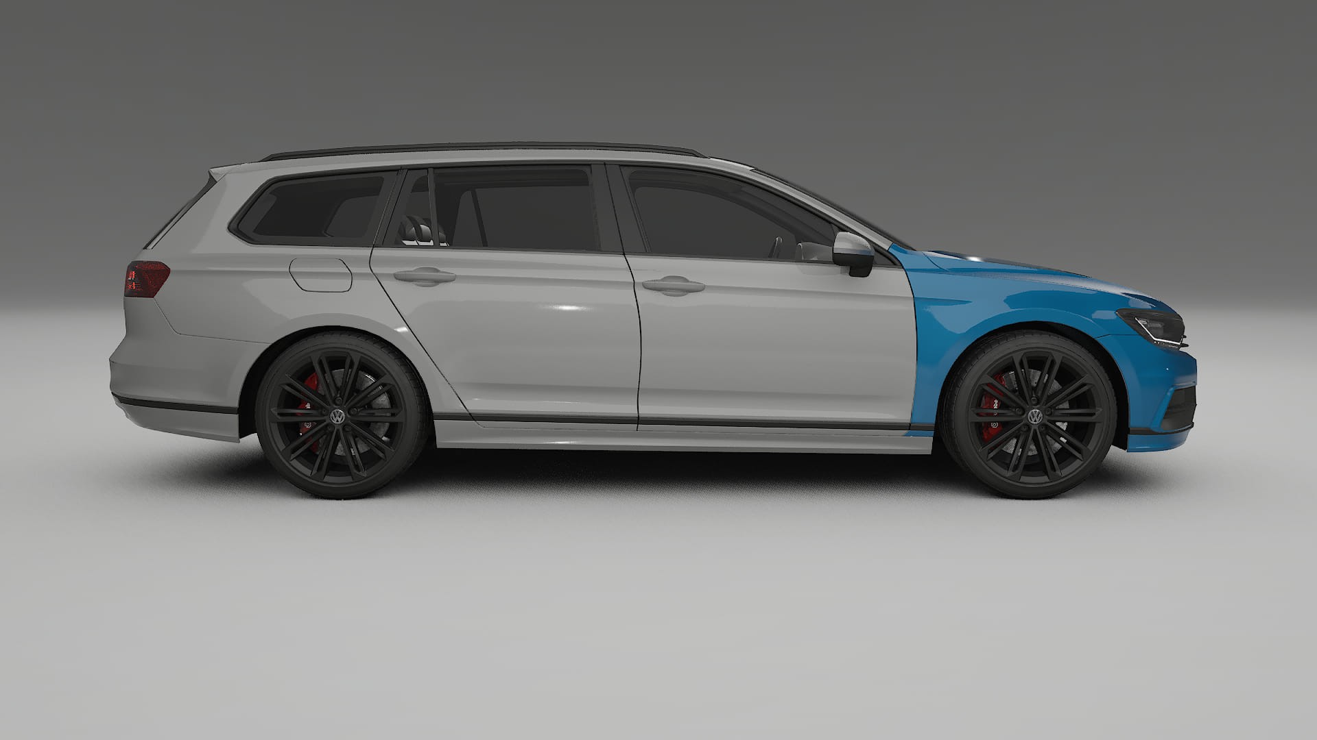 Película de Proteção de Pintura VW Passat Variant-R B8 | CrystalGuard TPU Transparente PPF Kit de Proteção Frontal 2