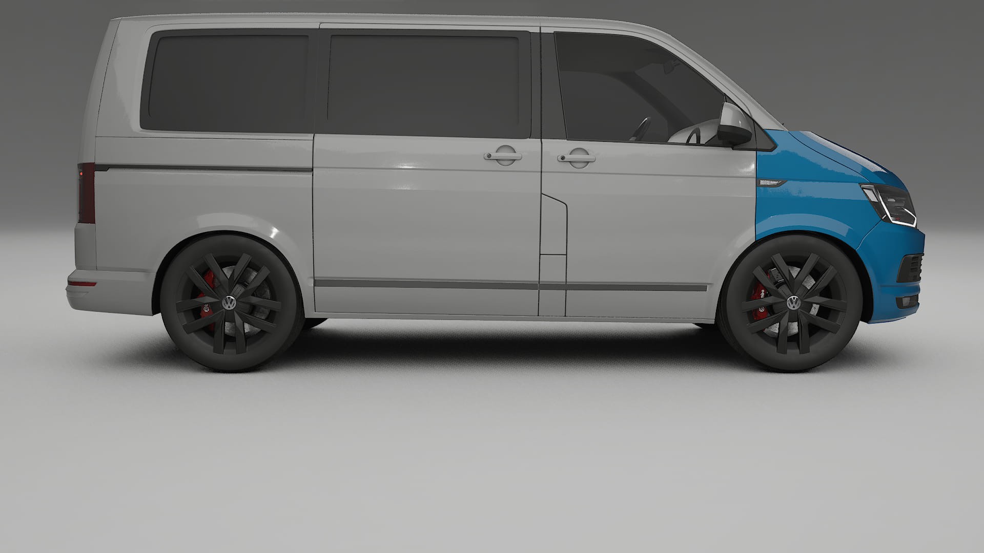 Película de Proteção de Pintura VW Transporter T6 Multivan | CrystalGuard TPU Transparente PPF Kit de Proteção Frontal 2