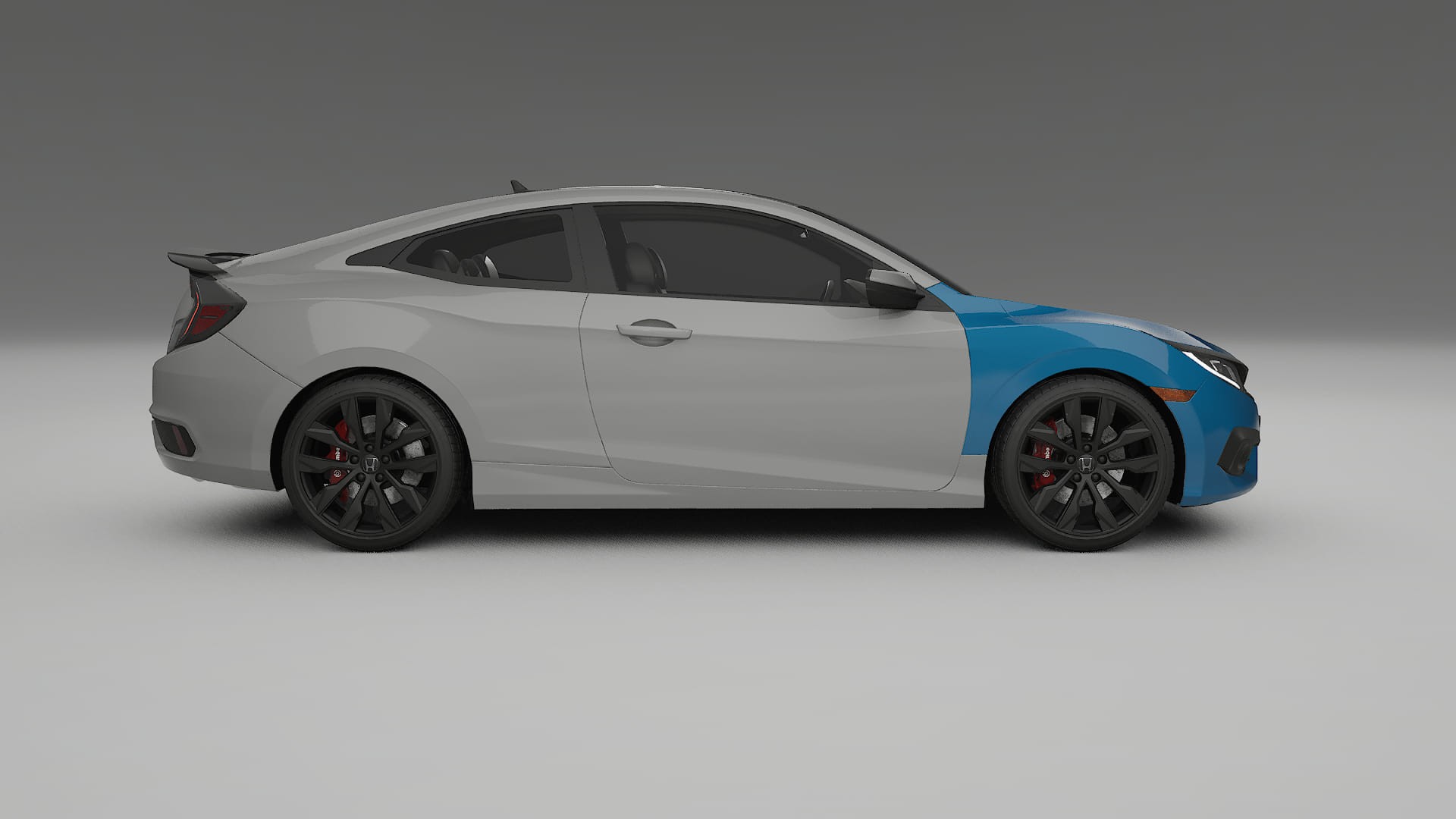 Película de Proteção de Pintura Honda Civic coupe prefacelift pre-LCI | CrystalGuard TPU Transparente PPF Kit de Proteção F