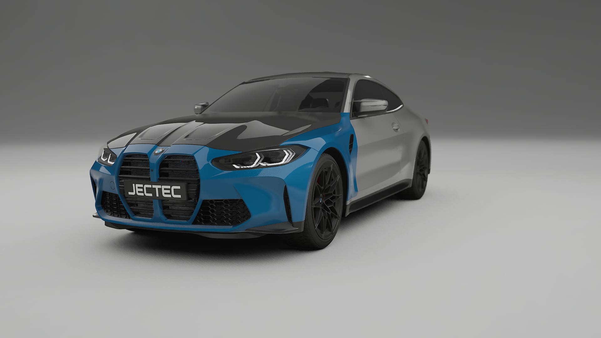 Película de Proteção de Pintura BMW M4 G82 | Kit Frontal CrystalGuard com Capô em Estilo Carbono