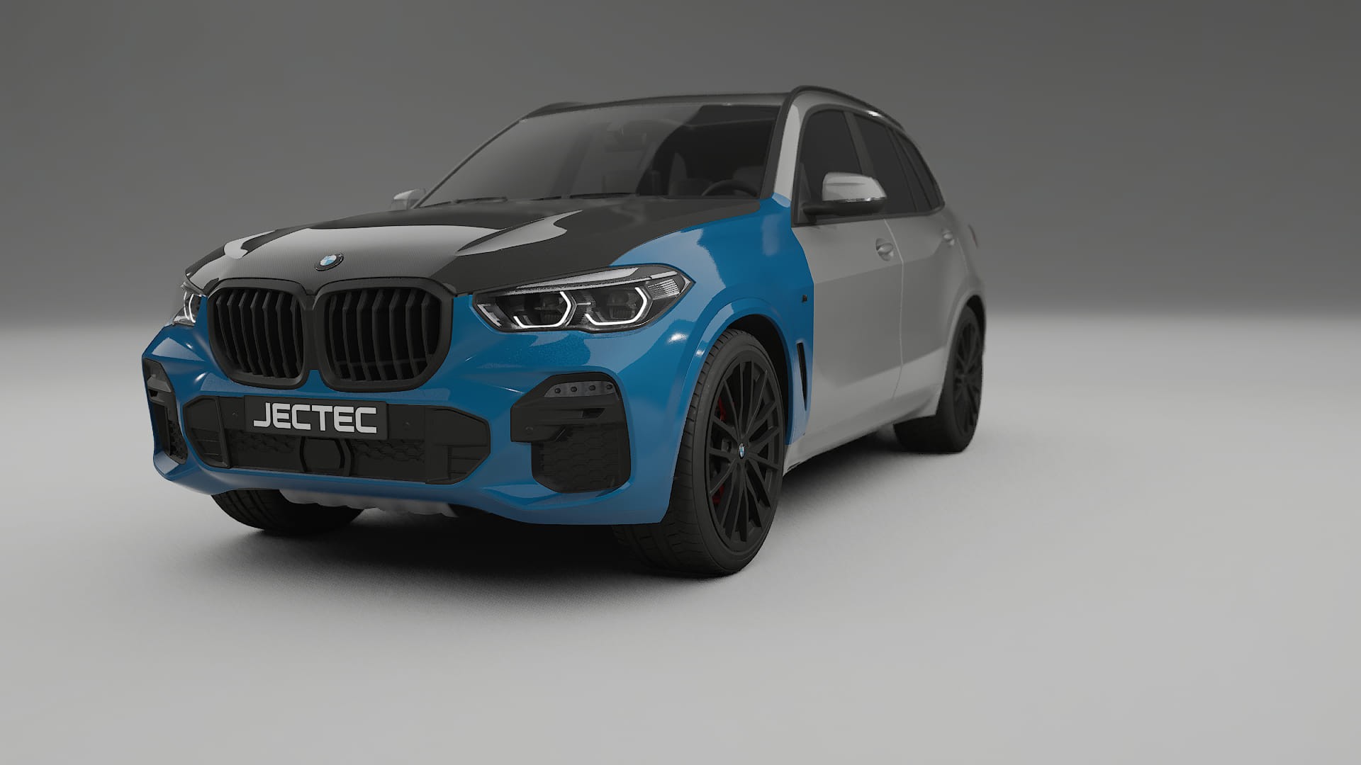 Película de Proteção de Pintura BMW X5 G05 M-Sport | Kit Frontal CrystalGuard com Capô em Estilo Carbono