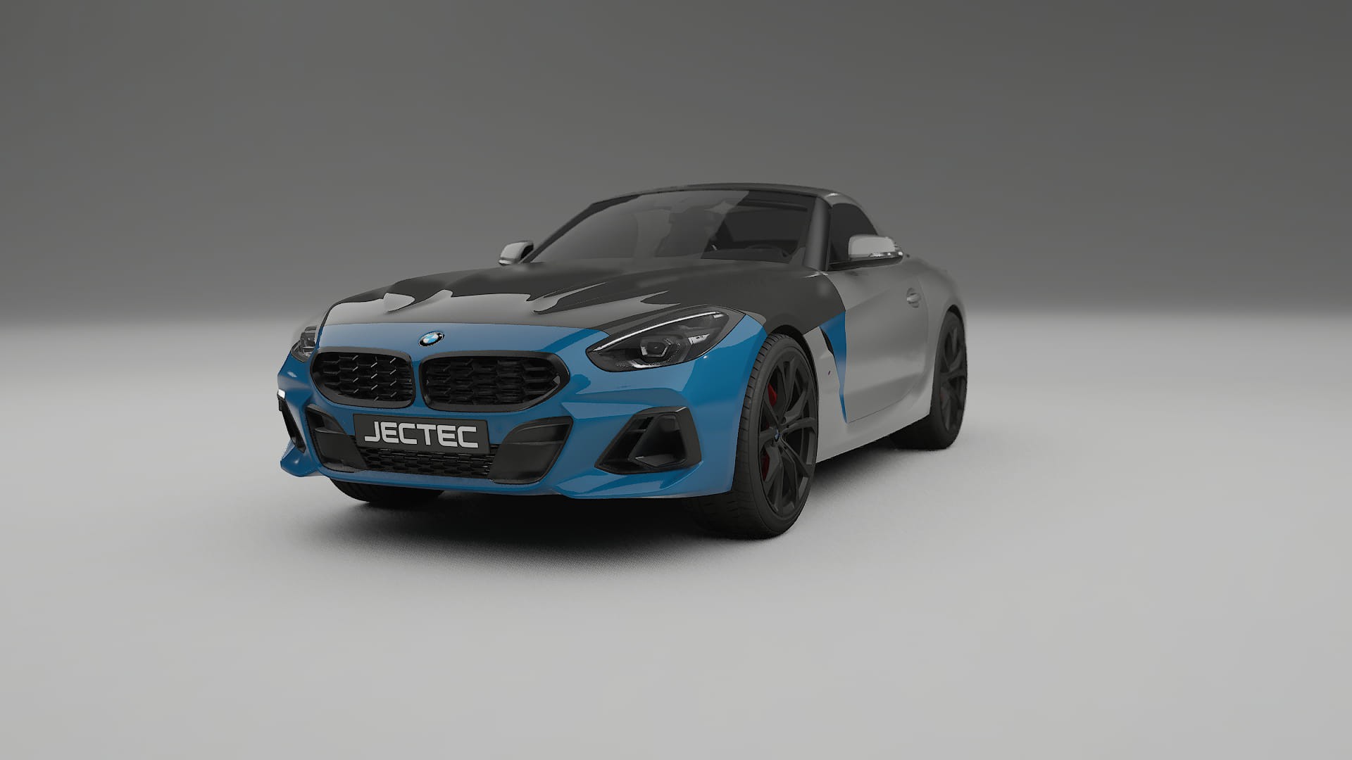 Película de Proteção de Pintura BMW Z4 G29 | Kit Frontal CrystalGuard com Capô em Estilo Carbono