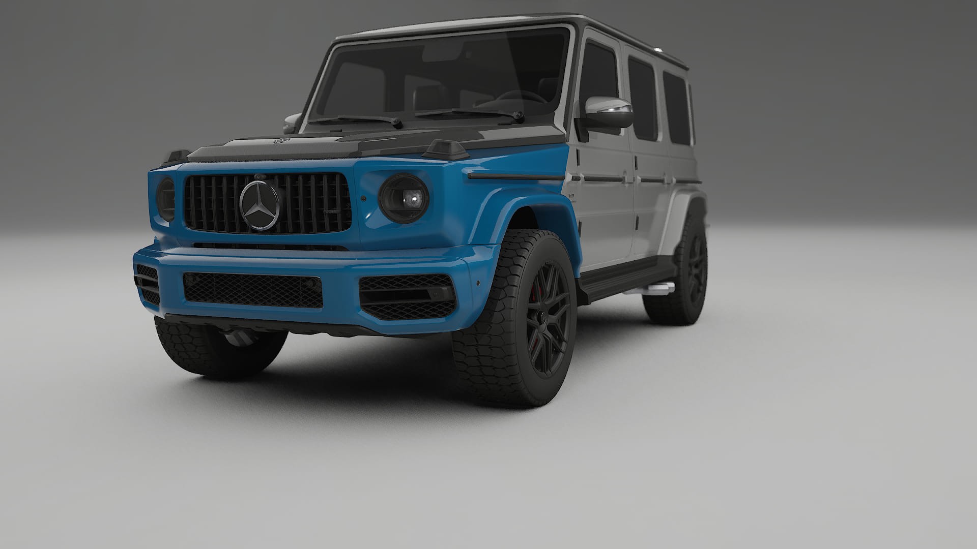 Película de Proteção de Pintura Mercedes G63 AMG W463A | Kit Frontal CrystalGuard com Capô em Estilo Carbono