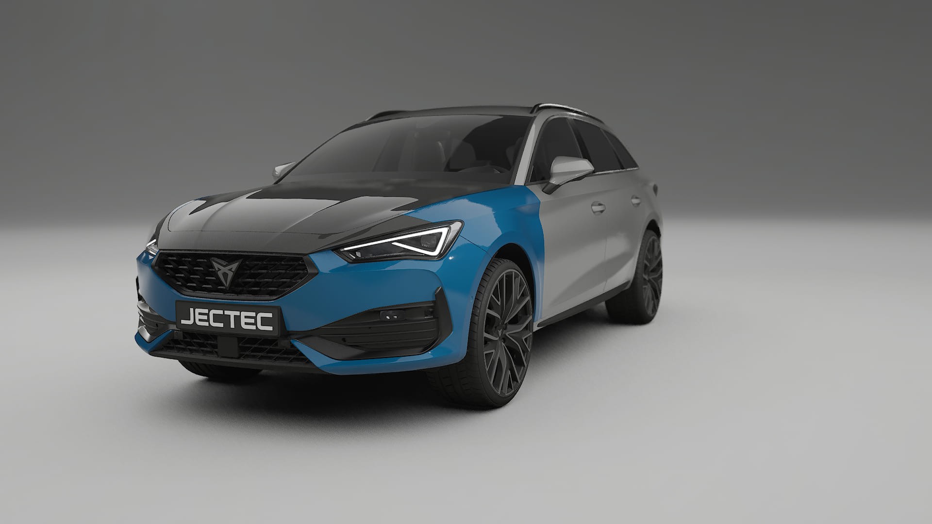 Película de Proteção de Pintura Seat Leon Cupra KL | Kit Frontal CrystalGuard com Capô em Estilo Carbono