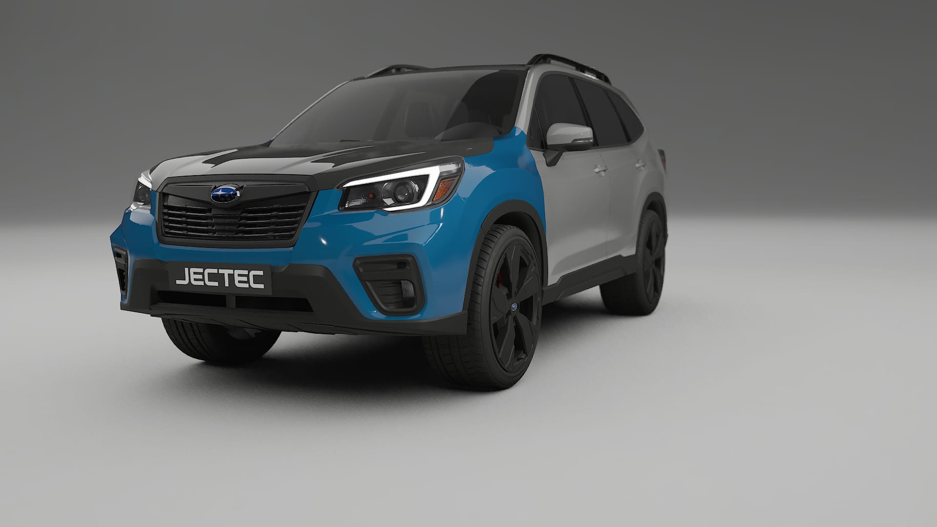 Película de Proteção de Pintura Subaru Forester V SK prefacelift | Kit Frontal CrystalGuard com Capô em Estilo Carbono