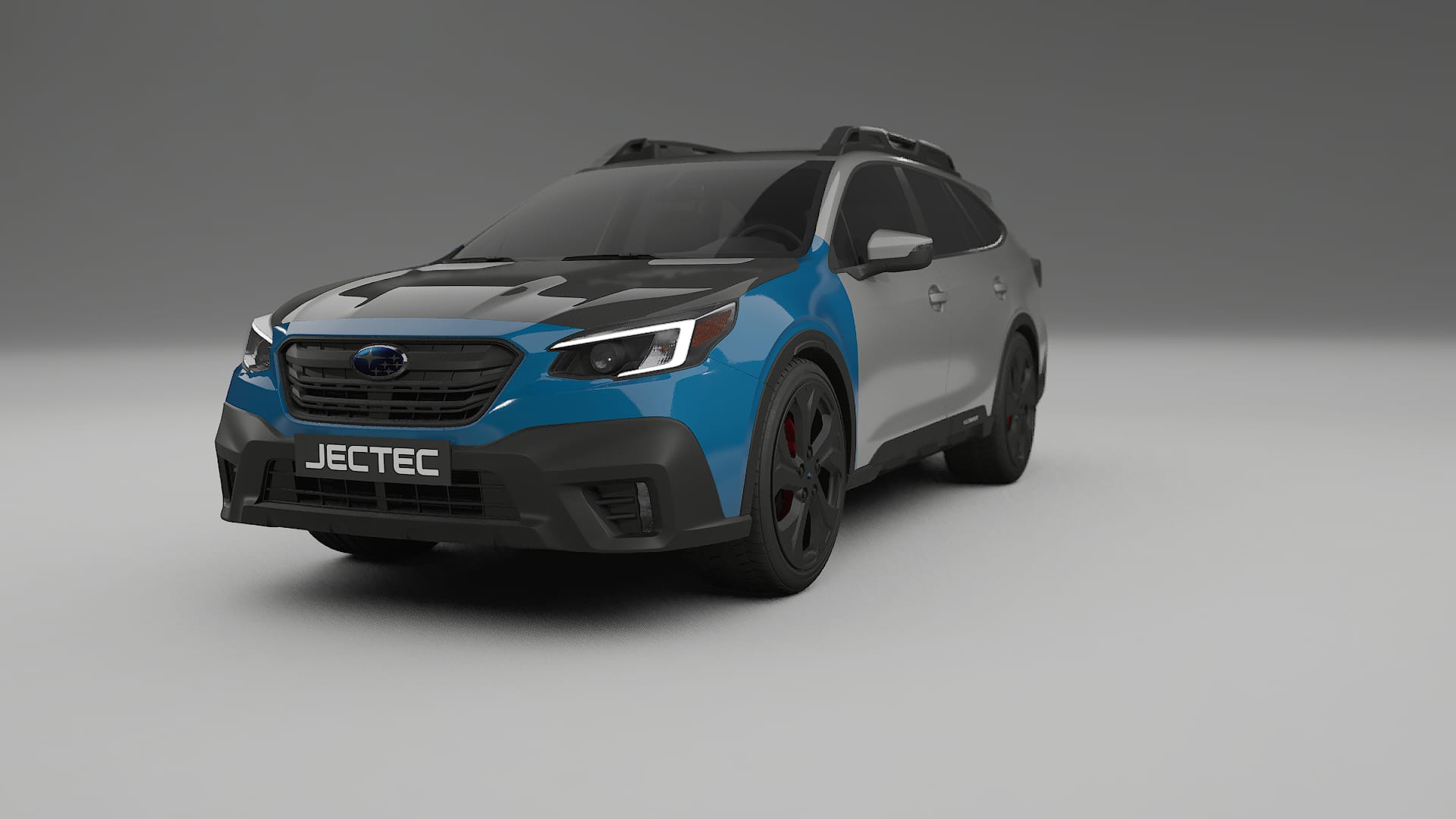 Película de Proteção de Pintura Subaru Outback VI BS prefacelift | Kit Frontal CrystalGuard com Capô em Estilo Carbono