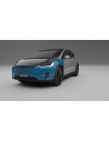 Película de Proteção de Pintura Tesla Model X | Kit Frontal CrystalGuard com Capô em Estilo Carbono