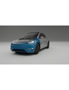 Película de Proteção de Pintura Tesla Model Y | Kit Frontal CrystalGuard com Capô em Estilo Carbono