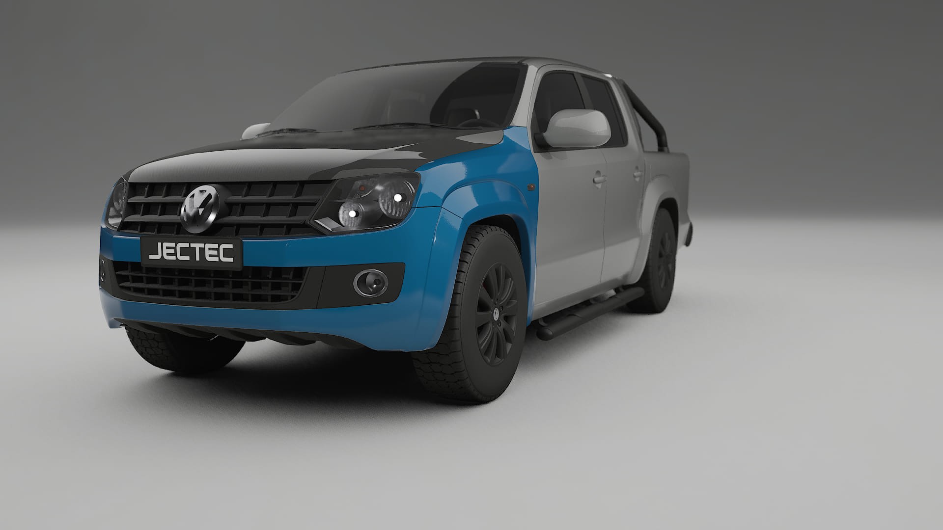 Película de Proteção de Pintura VW Amarok 2H | Kit Frontal CrystalGuard com Capô em Estilo Carbono