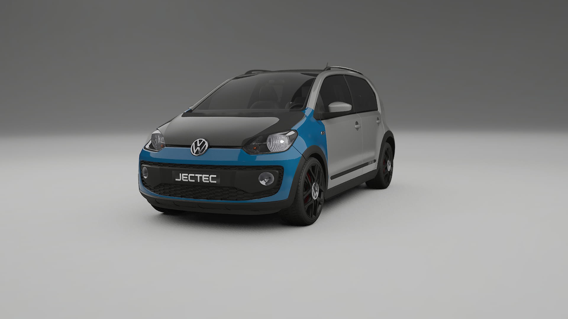 Película de Proteção de Pintura VW Cross Up | Kit Frontal CrystalGuard com Capô em Estilo Carbono