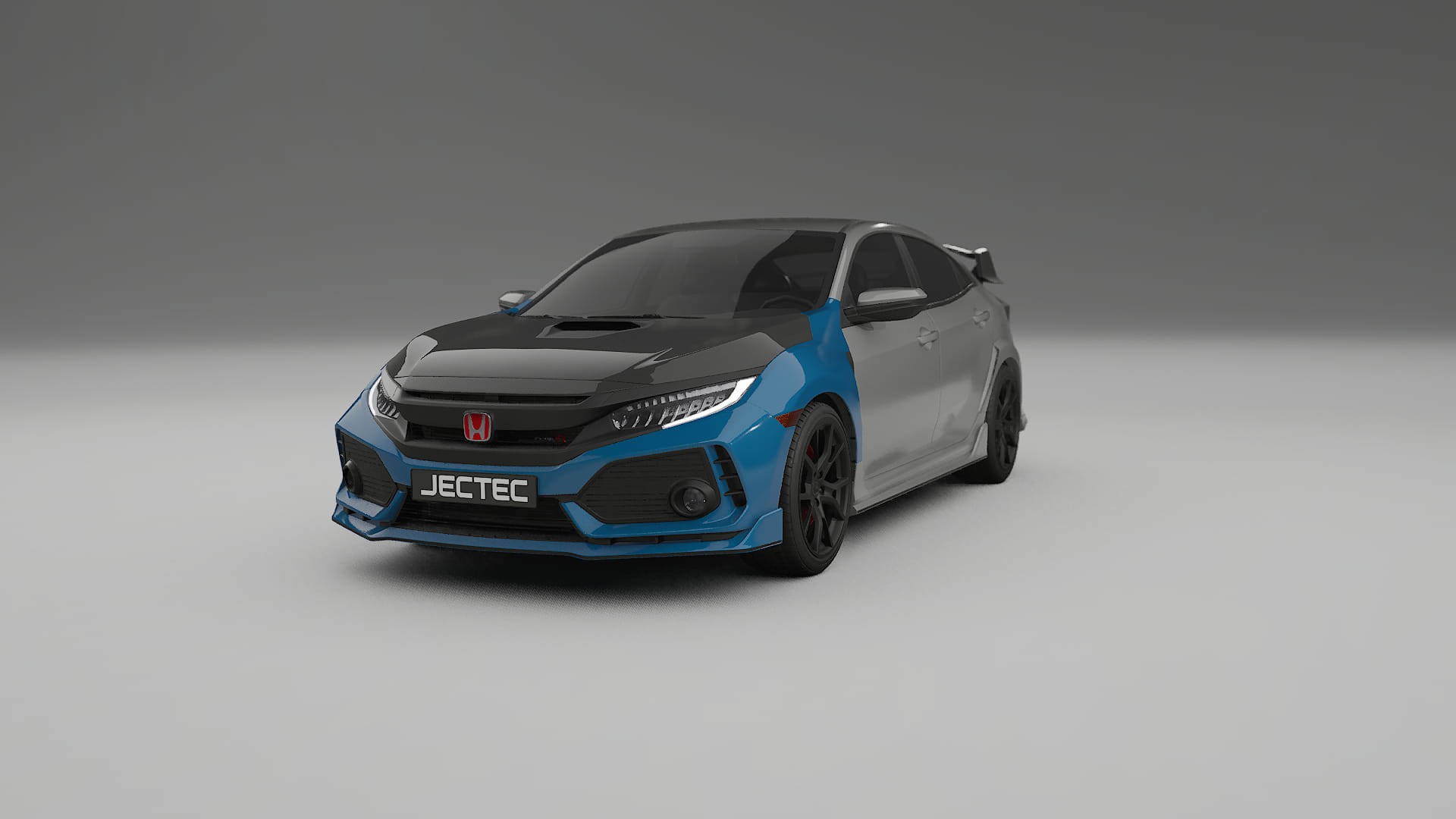 Película de Proteção de Pintura Honda Civic Type-R | Kit Frontal CrystalGuard com Capô em Estilo Carbono