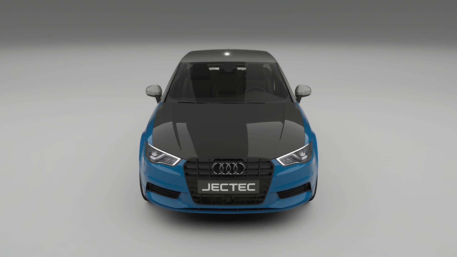 Película de Proteção de Pintura Audi A3 8V sedan prefacelift | Kit Frontal CrystalGuard com Capô em Estilo Carbono