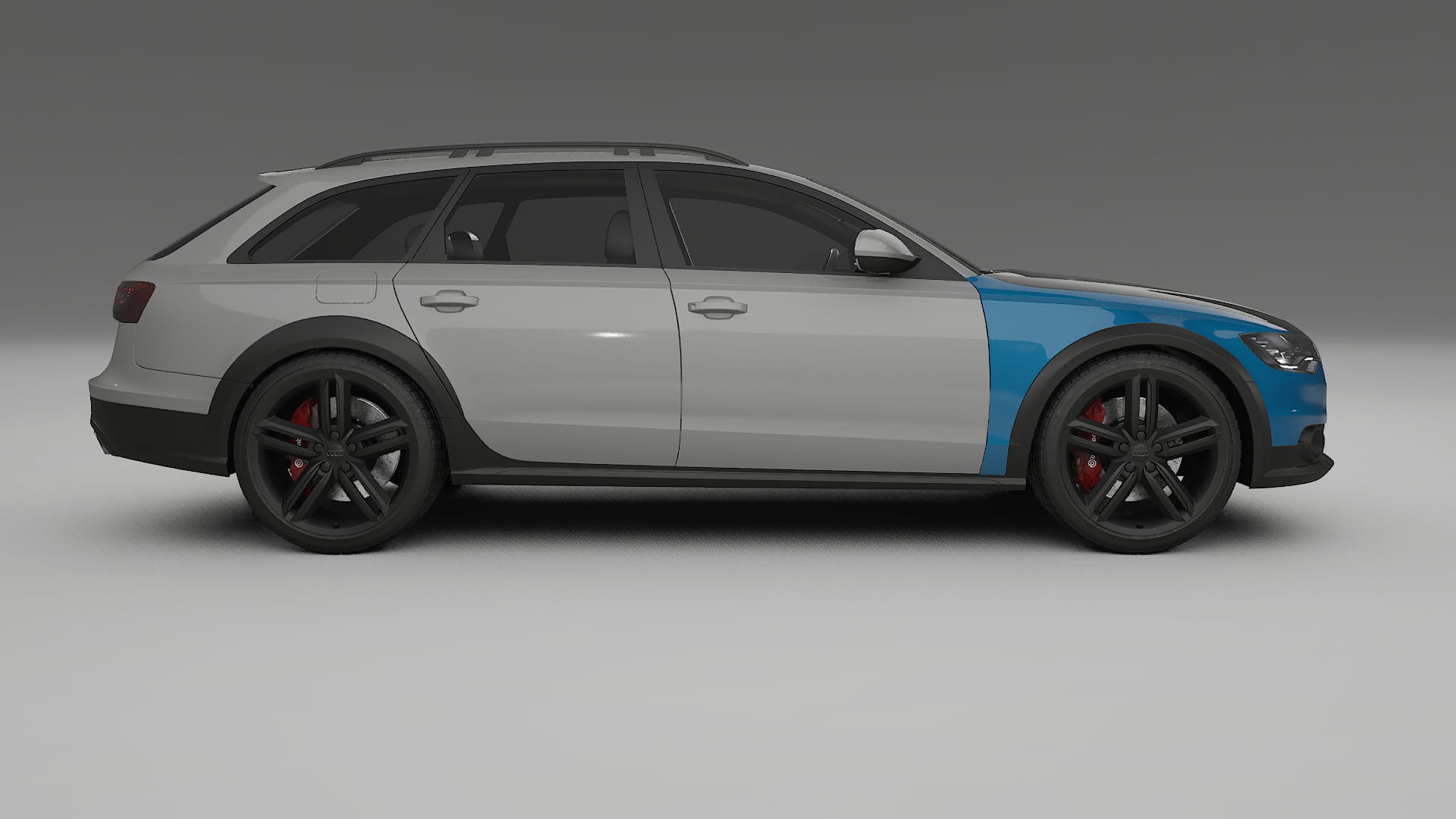 Película de Proteção de Pintura Audi A6 Allroad C7 prefacelift | Kit Frontal CrystalGuard com Capô em Estilo Carbono 2
