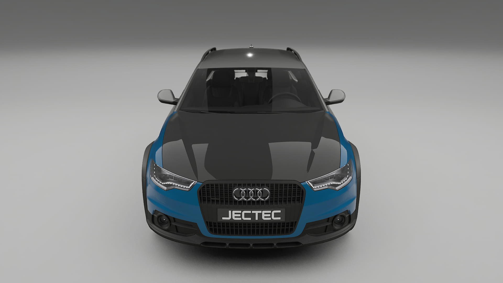 Película de Proteção de Pintura Audi A6 Allroad C7 prefacelift | Kit Frontal CrystalGuard com Capô em Estilo Carbono