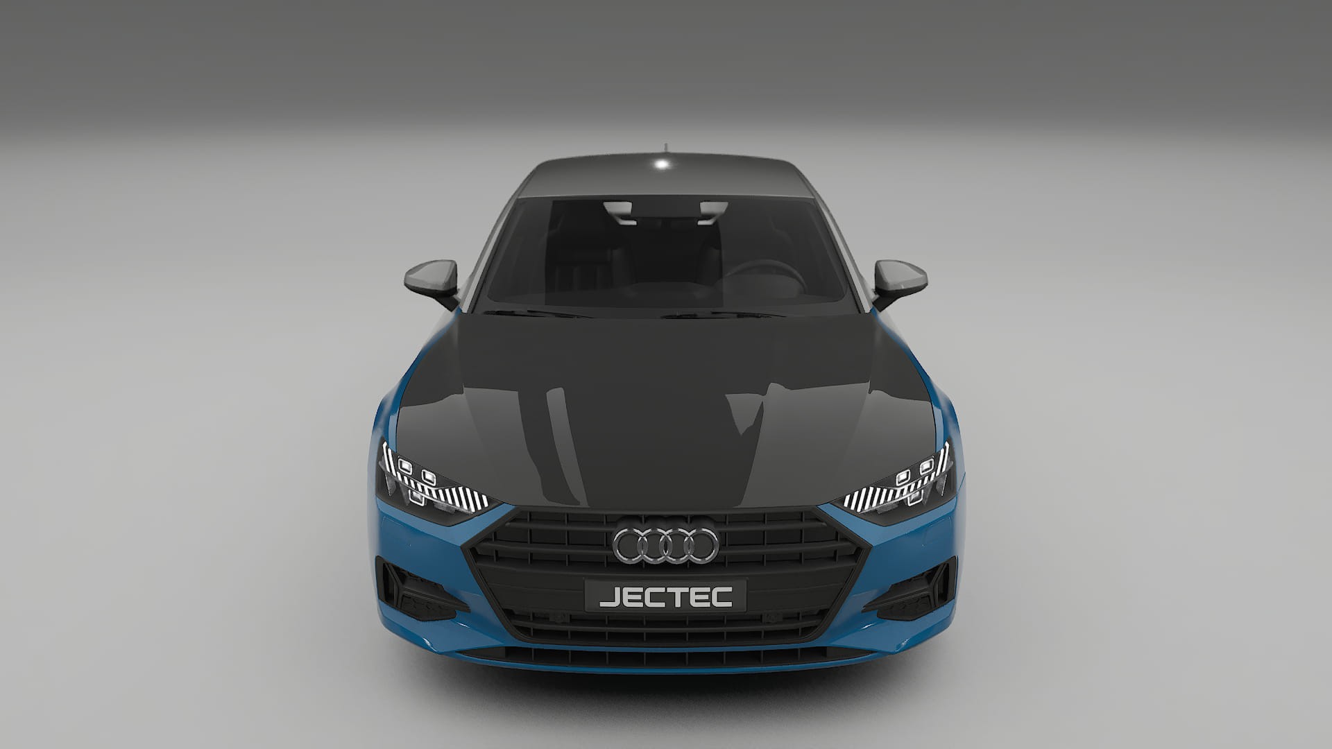 Película de Proteção de Pintura Audi A7 C8 Sportback prefacelift | Kit Frontal CrystalGuard com Capô em Estilo Carbono