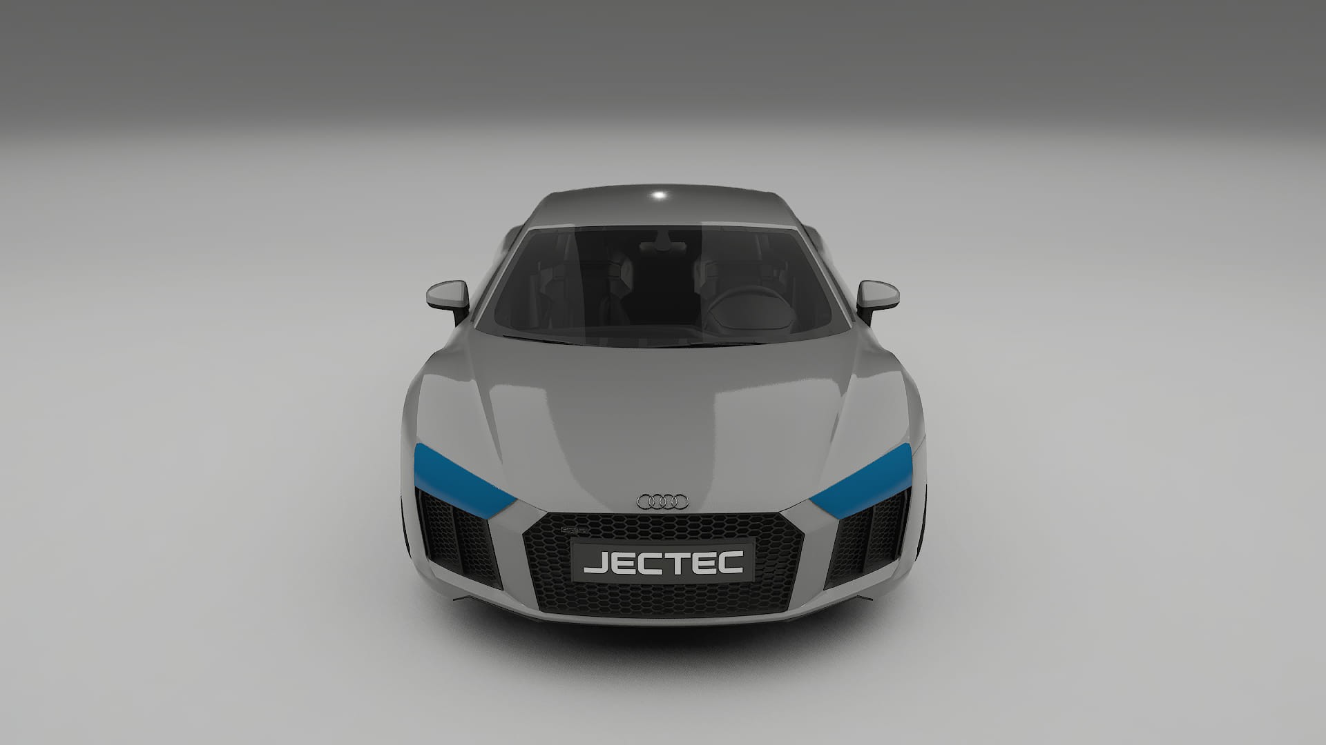 Película de Proteção de Pintura Audi R8 typ-4S prefacelift | Kit Frontal CrystalGuard com Capô em Estilo Carbono