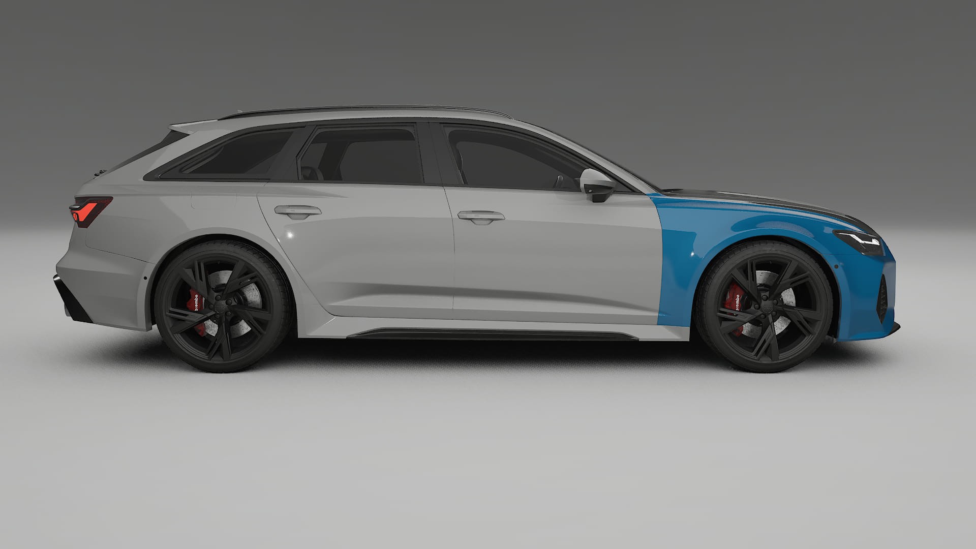 Película de Proteção de Pintura Audi RS6 Avant C8 facelift | Kit Frontal CrystalGuard com Capô em Estilo Carbono 2