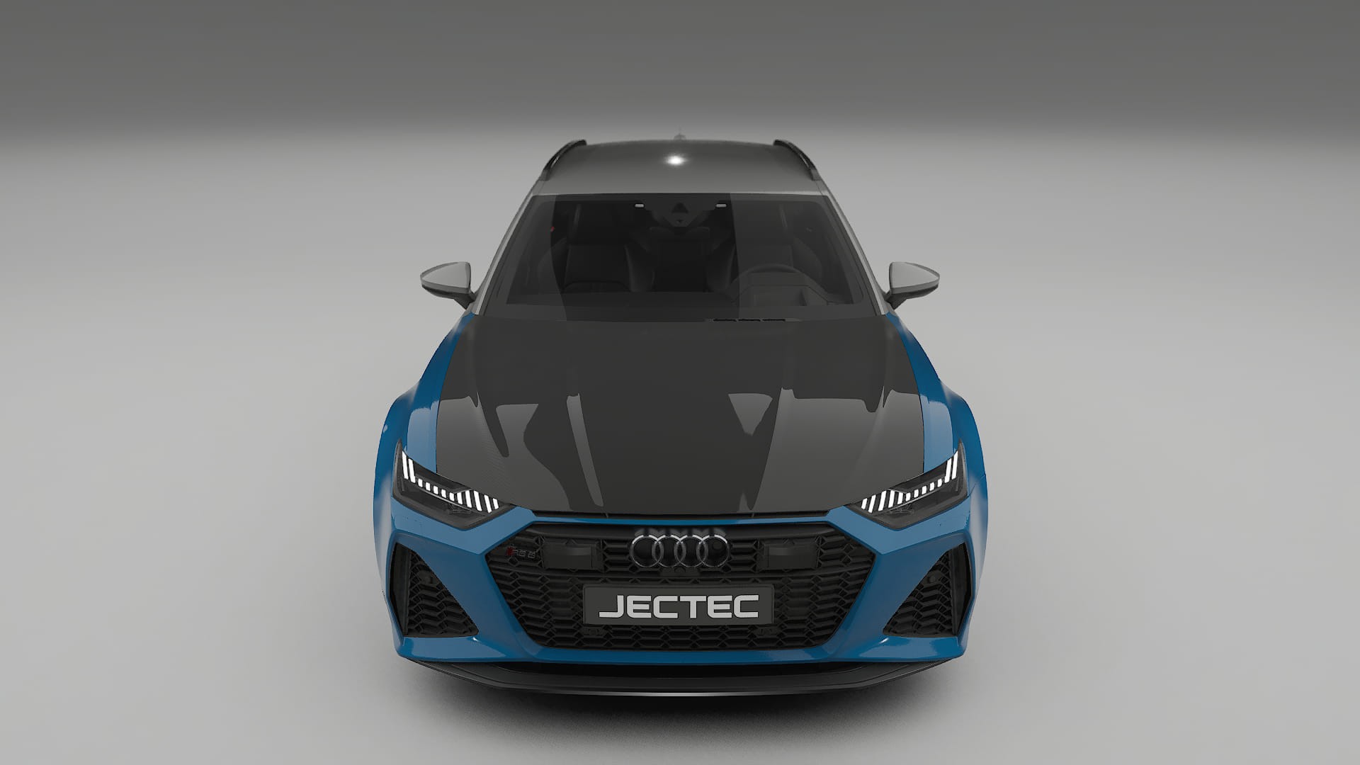 Película de Proteção de Pintura Audi RS6 Avant C8 facelift | Kit Frontal CrystalGuard com Capô em Estilo Carbono