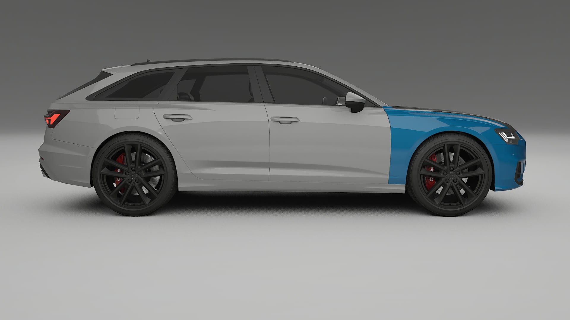 Película de Proteção de Pintura Audi S6 Avant prefacelift C8 | Kit Frontal CrystalGuard com Capô em Estilo Carbono