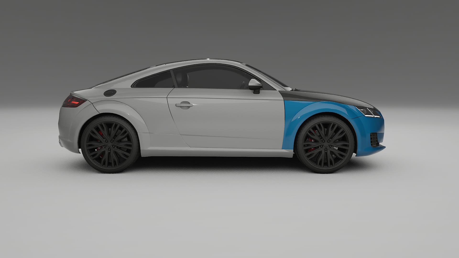 Película de Proteção de Pintura Audi TT coupe 8S prefacelift | Kit Frontal CrystalGuard com Capô em Estilo Carbono 2