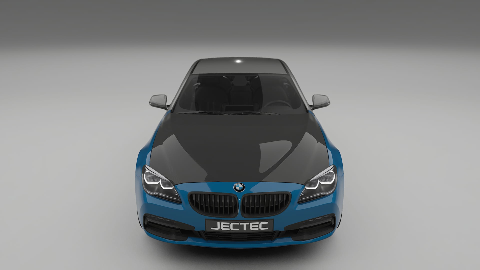 Película de Proteção de Pintura BMW 6 F06 | Kit Frontal CrystalGuard com Capô em Estilo Carbono