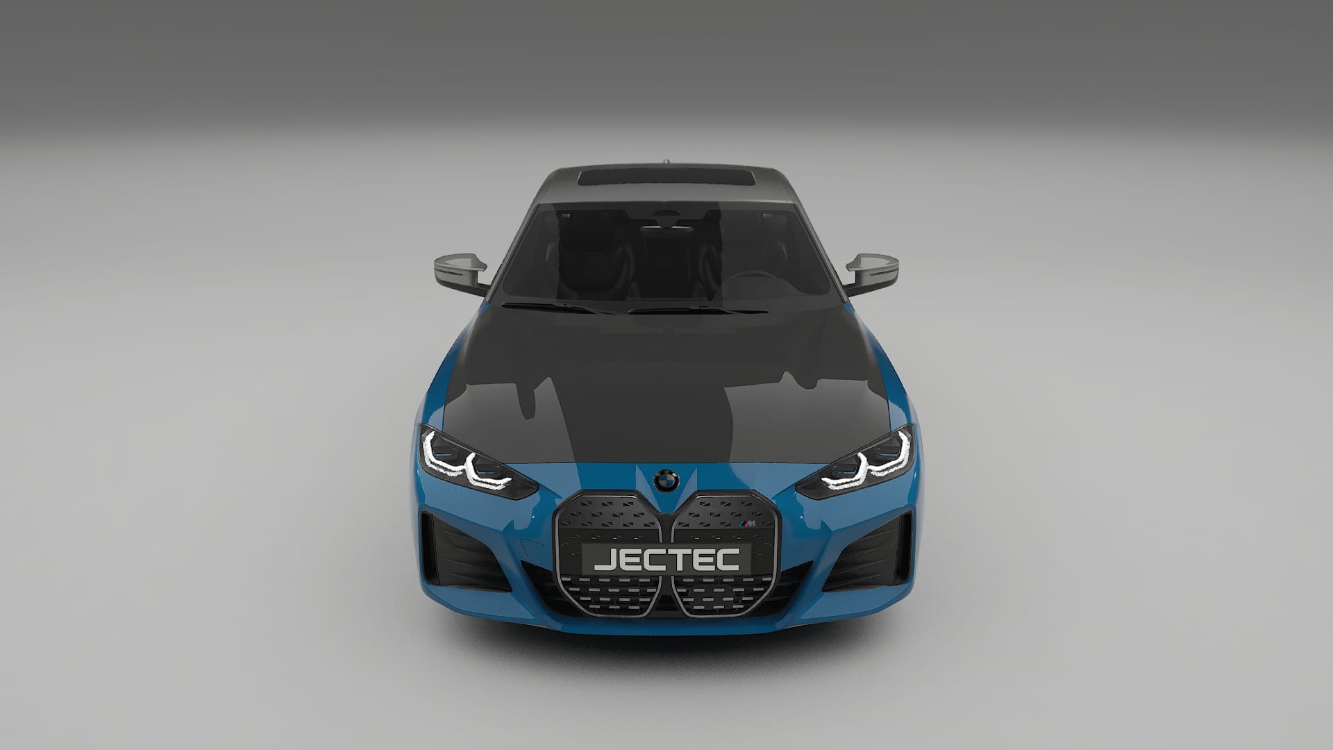 Película de Proteção de Pintura BMW I4 G26 M-Package | Kit Frontal CrystalGuard com Capô em Estilo Carbono