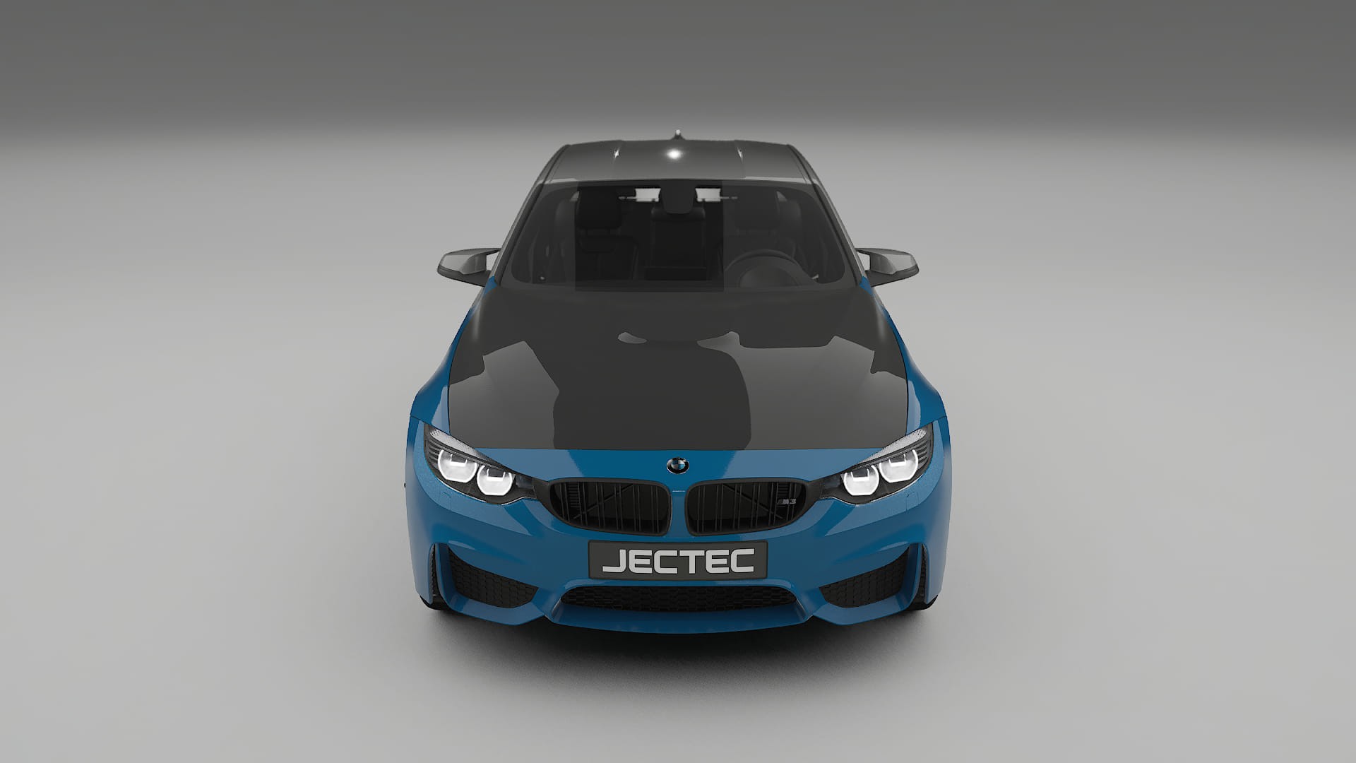 Película de Proteção de Pintura BMW M3 F80 | Kit Frontal CrystalGuard com Capô em Estilo Carbono