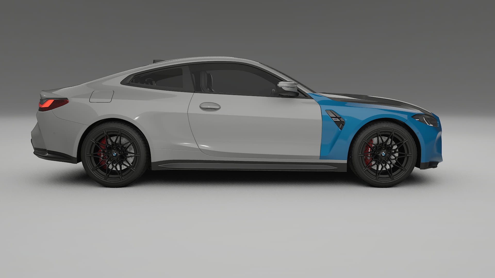 Película de Proteção de Pintura BMW M4 G82 | Kit Frontal CrystalGuard com Capô em Estilo Carbono