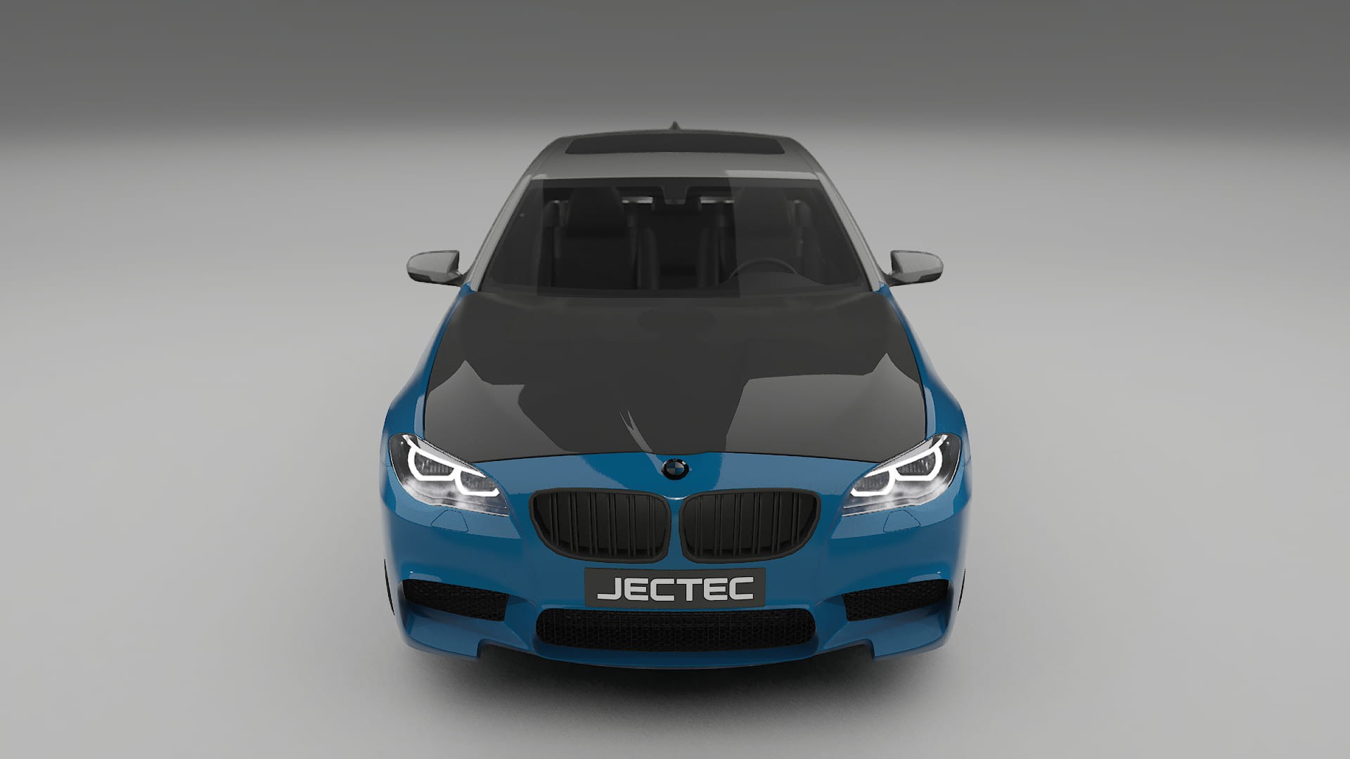 Película de Proteção de Pintura BMW M5 F10 | Kit Frontal CrystalGuard com Capô em Estilo Carbono