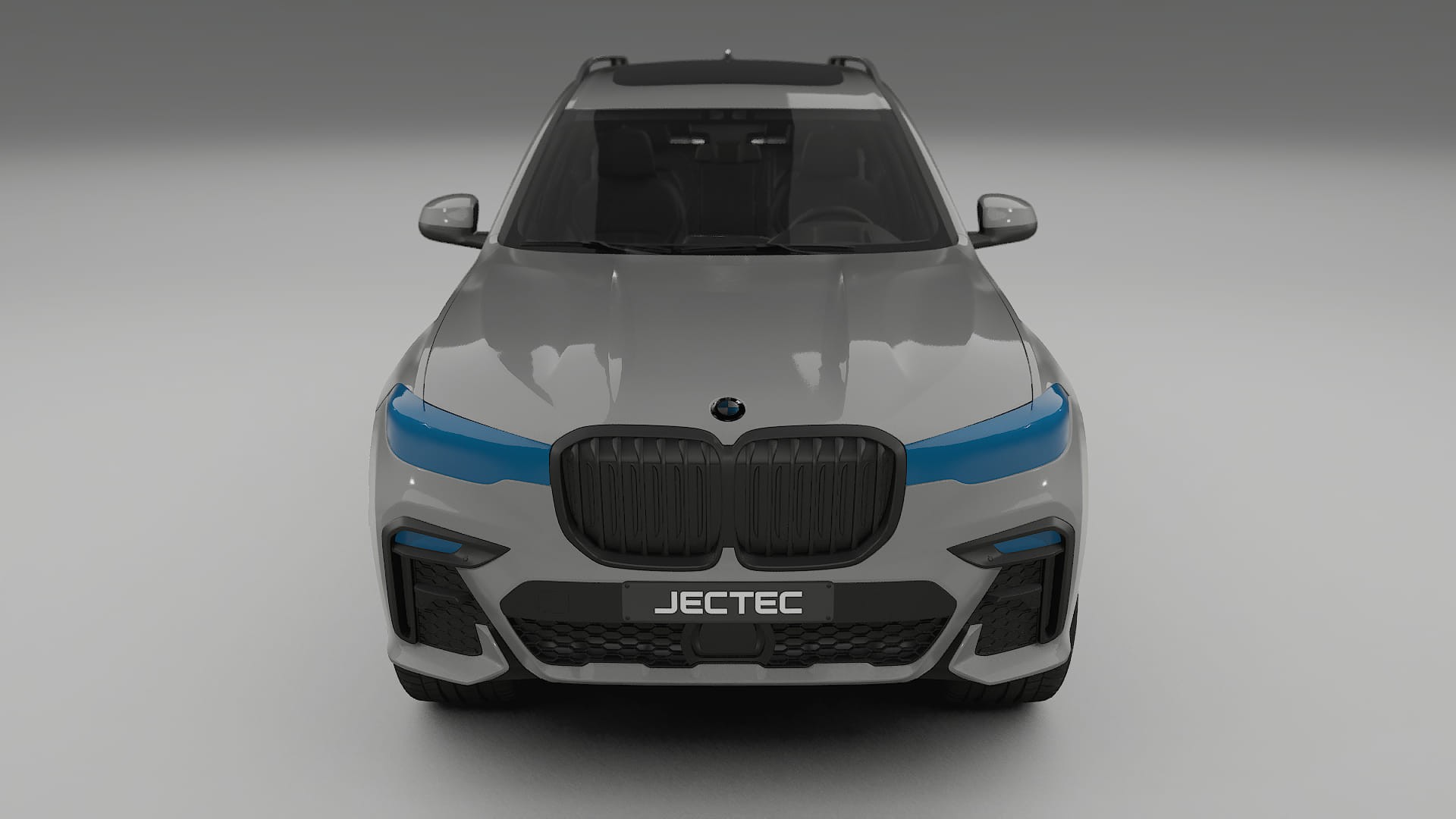 Película de Proteção de Pintura BMW X7 M G07 | Kit Frontal CrystalGuard com Capô em Estilo Carbono