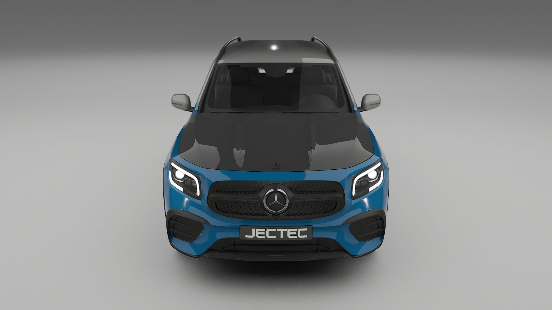 Película de Proteção de Pintura Mercedes AMG GLB | Kit Frontal CrystalGuard com Capô em Estilo Carbono