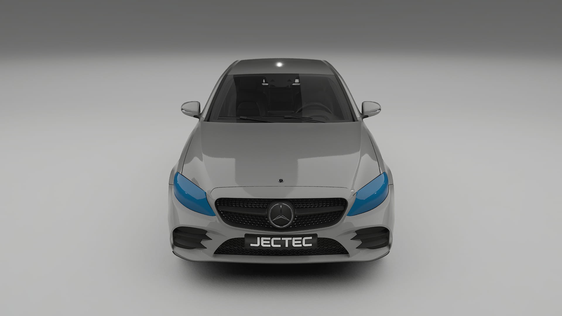 Película de Proteção de Pintura Mercedes C-class W205 AMG sedan | Kit Frontal CrystalGuard com Capô em Estilo Carbono