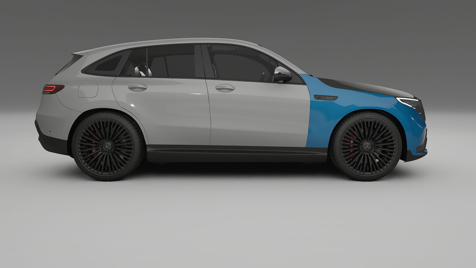 Película de Proteção de Pintura Mercedes EQC AMG | Kit Frontal CrystalGuard com Capô em Estilo Carbono 2