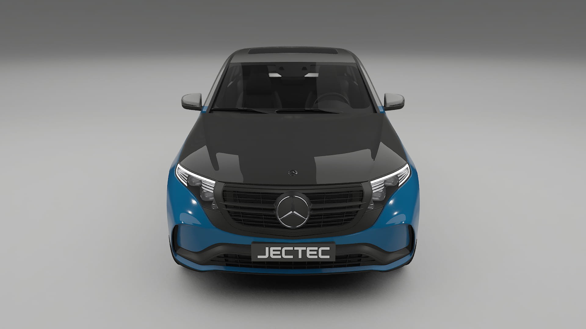 Película de Proteção de Pintura Mercedes EQC AMG | Kit Frontal CrystalGuard com Capô em Estilo Carbono