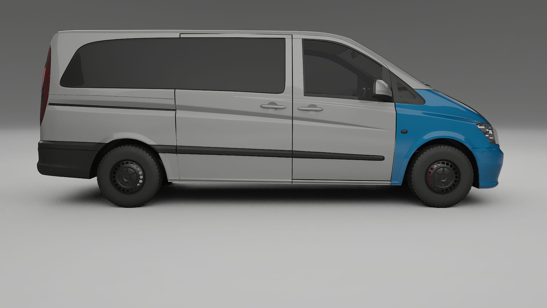 Película de Proteção de Pintura Mercedes Vito Curto W639 facelift | Kit Frontal CrystalGuard com Capô em Estilo Carbono 2
