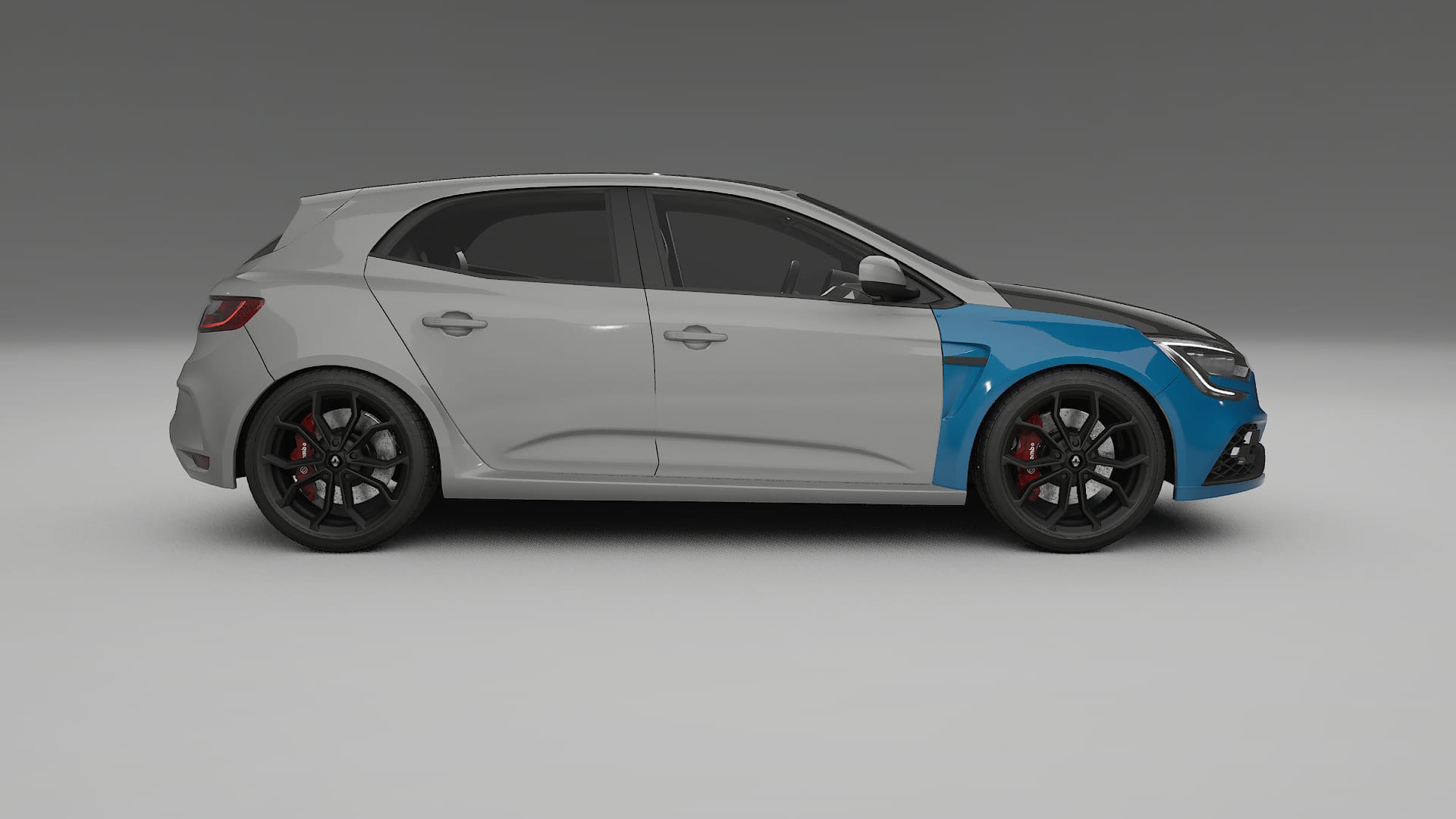 Película de Proteção de Pintura Renault Megane RS IV | Kit Frontal CrystalGuard com Capô em Estilo Carbono