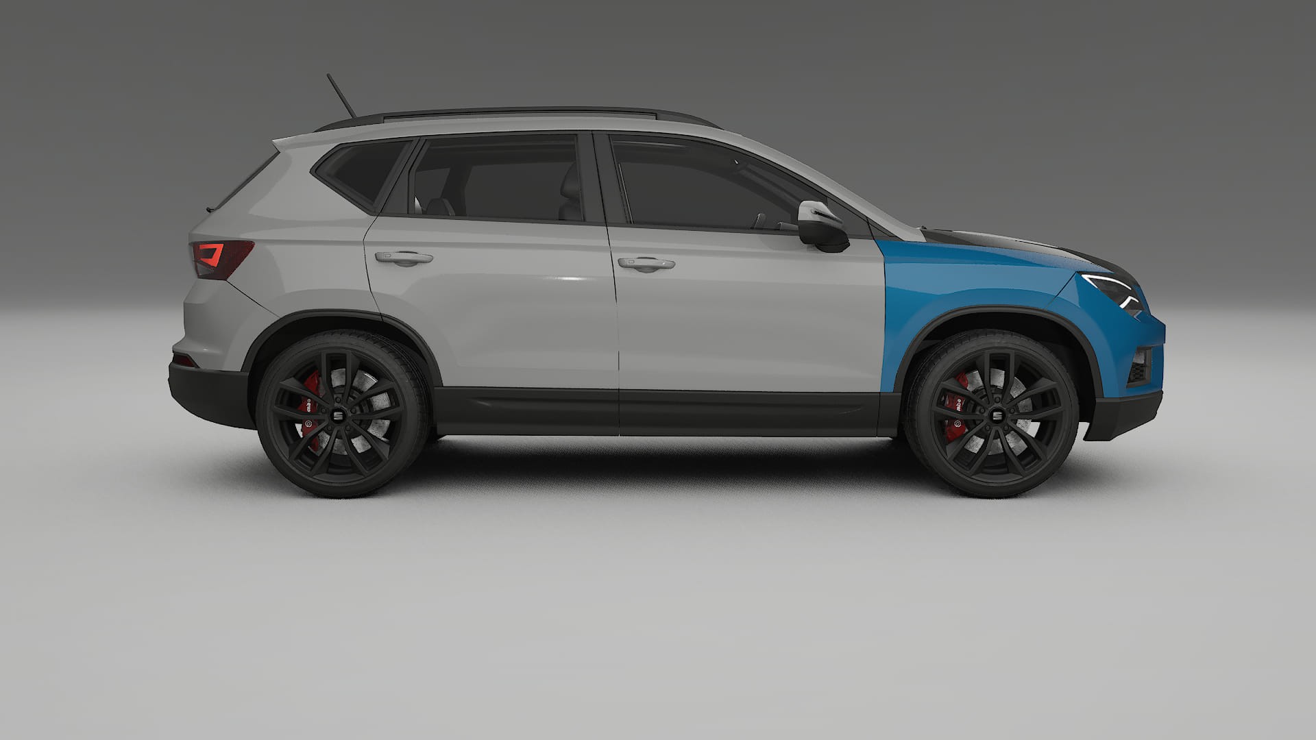 Película de Proteção de Pintura Seat Ateca KH7 | Kit Frontal CrystalGuard com Capô em Estilo Carbono