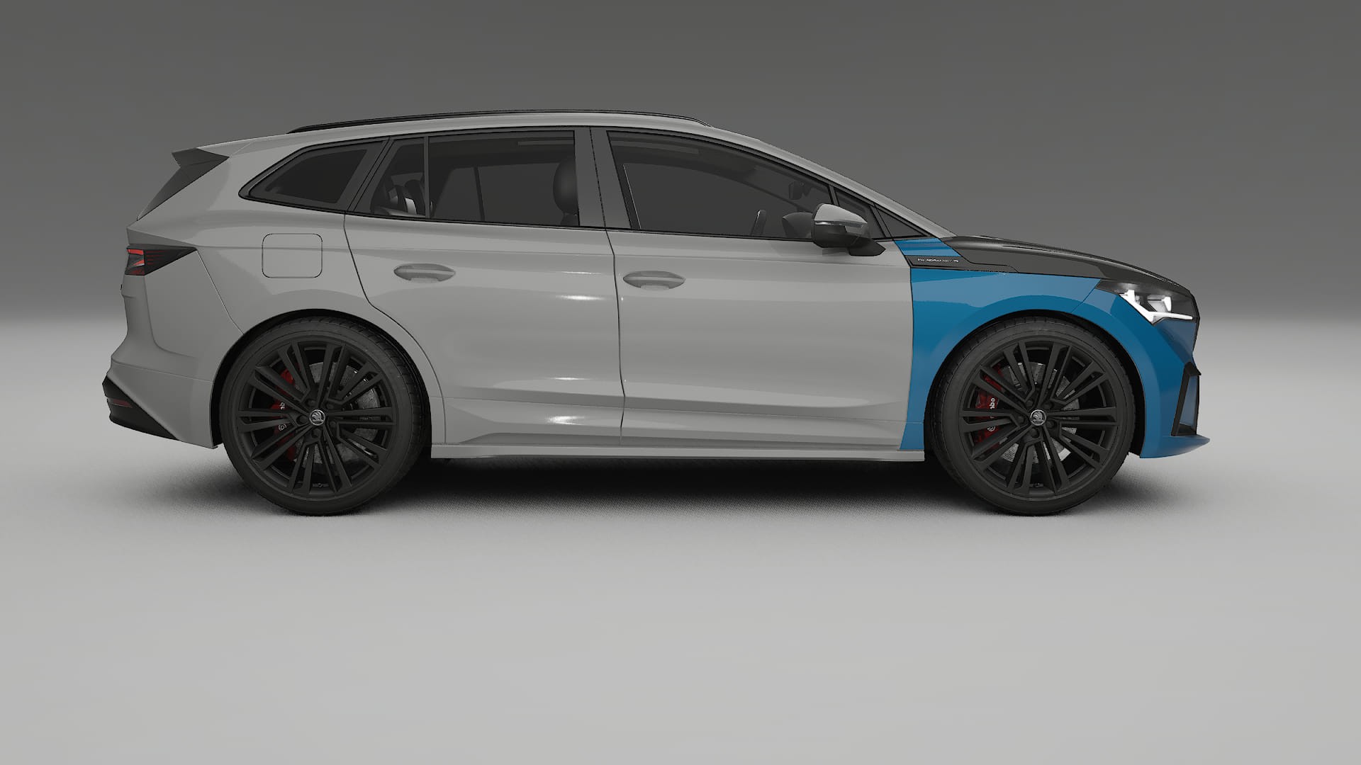 Película de Proteção de Pintura Škoda Enyaq MEB | Kit Frontal CrystalGuard com Capô em Estilo Carbono 2