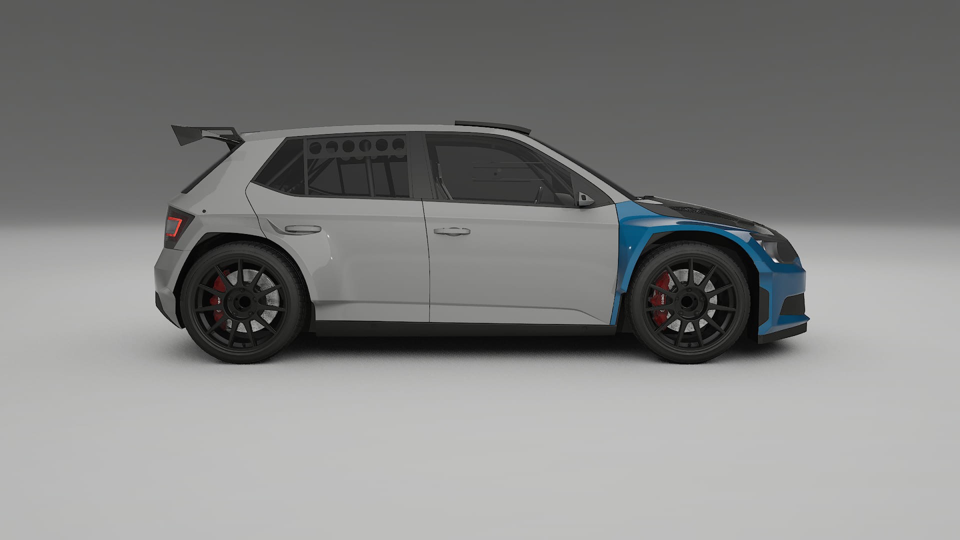 Película de Proteção de Pintura Škoda Fabia R5 6V | Kit Frontal CrystalGuard com Capô em Estilo Carbono 2