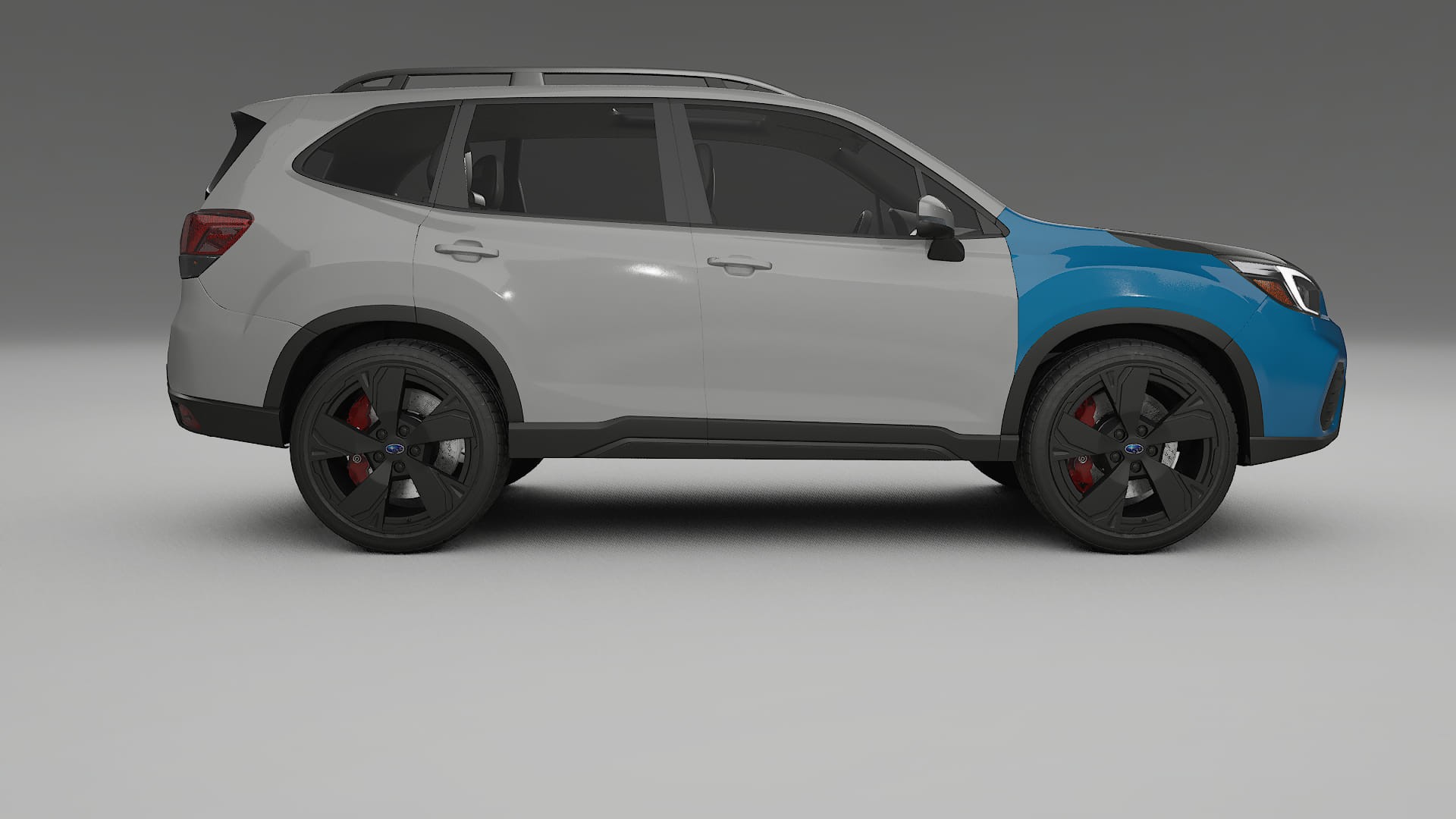 Película de Proteção de Pintura Subaru Forester V SK prefacelift | Kit Frontal CrystalGuard com Capô em Estilo Carbono 2